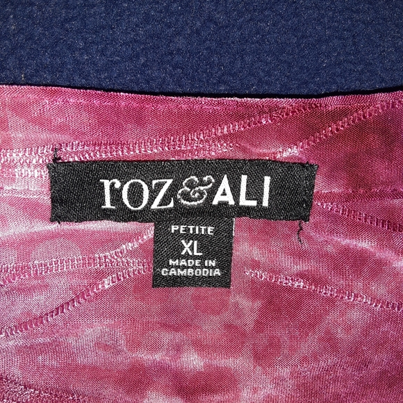 Roz & Ali Pink tie dye sleeveless - Picture 6 of 6